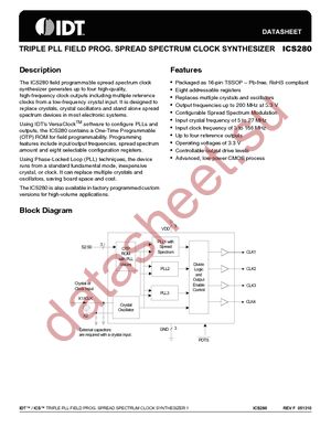 ICS280PGI datasheet  